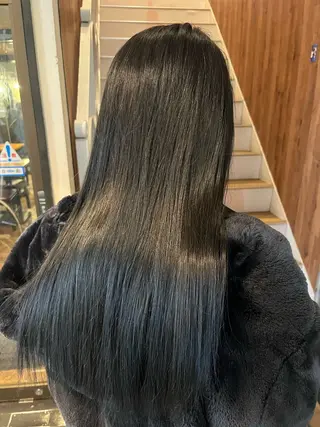 ロング カラー パーマ ヘアアレンジ 【暗め透明感カラー】 【インナー】小島良太のヘアスタイル