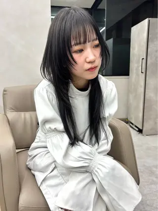 ロング カラー レイヤー/透明感 カラー💘akariのヘアスタイル