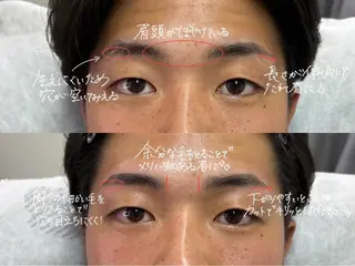 アイブロウ HIROMU ｜メンズ眉毛の眉毛・アイブロウイメージ