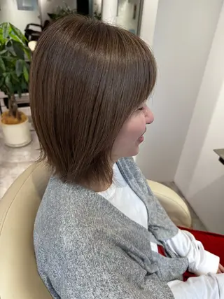 ショート カラー 夜23時まで予約🉑 reverieあきらのヘアスタイル