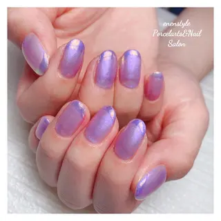 ミディアム ネイル 🐾enen style 🐾のネイルデザイン