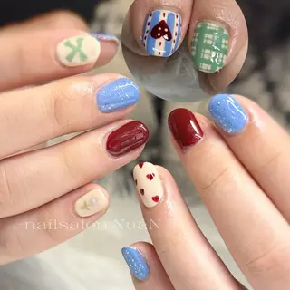 ネイル NuaN ミニモ停止中のネイルデザイン