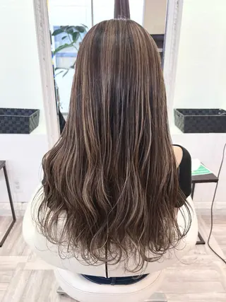 ロング カラー 林 聖也のヘアスタイル