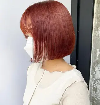 ショート カラー ヘアアレンジ 福岡似合わせレイヤー /ウルフ/ハイトーンのヘアスタイル
