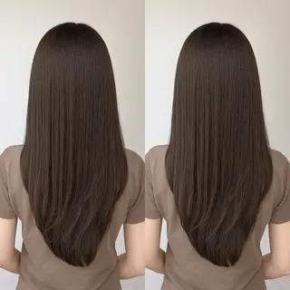 ミディアム カラー 小顔矯正/レイヤー 透明感カラー✨生真のヘアスタイル