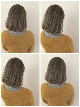 ミディアム カラー ハイトーンブリーチ 土坂　由志【京都】のヘアスタイル