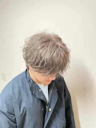 カラー メンズ カマタ ハルキのヘアスタイル
