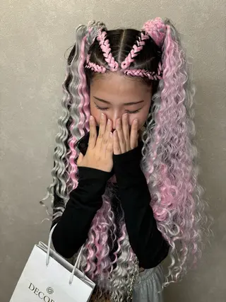 ロング エクステ*美髪サロン KR2S河内長野店長のヘアスタイル
