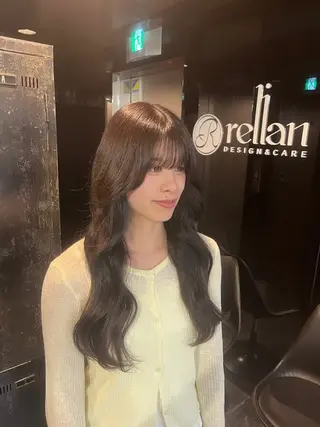 カラー 陣内 こころのヘアスタイル