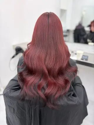 ロング 🍒韓国y2k暖色 NO.1🍒REAのヘアスタイル