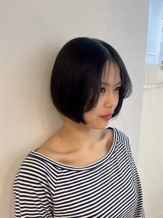 ショート レイヤー／ボブ/艶髪 🎀ENA🎀のヘアスタイル