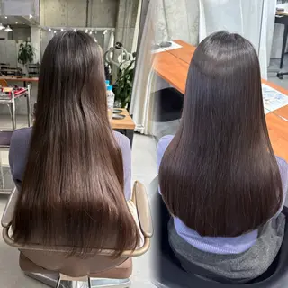 ロング 髪質改善／縮毛矯正 関根青葉のヘアスタイル