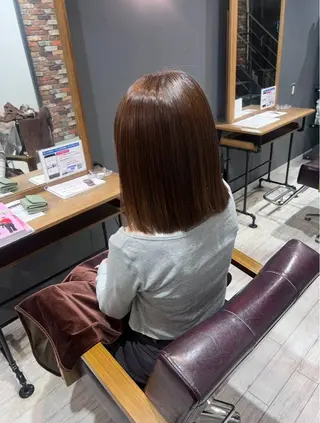 ミディアム きづな/郡山駅前/ 美髪矯正/男女歓迎◎のヘアスタイル