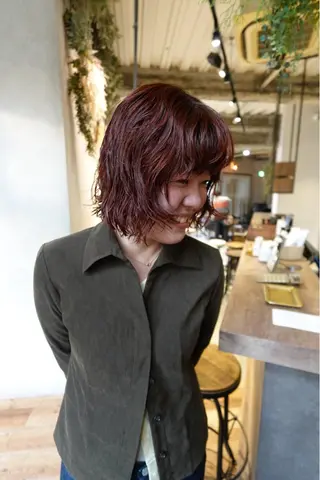 ショート パーマ 無料カットモデル募集 ／ueno aiのヘアスタイル