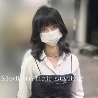 ミディアム 🤍トレンドレイヤー 🤍Hitohaのヘアスタイル