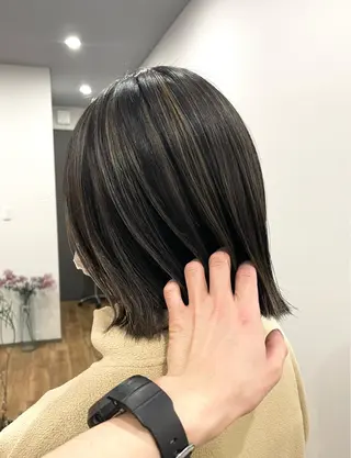 ミディアム 佐藤 大征のヘアスタイル