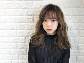 セミロング カラー 縮毛矯正/ 髪質改善 /ショート 圍 崇行のヘアスタイル