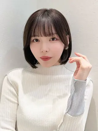 ミディアム 髪質改善/縮毛矯正/ ボブ/槌矢圭悟のヘアスタイル