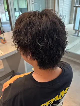 パーマ メンズ mino🤍🪽🫧 透明感/レイヤーのヘアスタイル