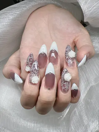 ネイル Lee Nails チップ長さだし専門店のネイルデザイン
