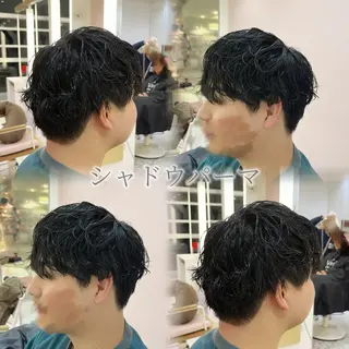ショート パーマ メンズ 🫧縮毛矯正/透明感 カラー/愛莉🫧のヘアスタイル