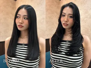 ロング カラー 🍒ハイレイヤー🍒 海外ヘア🍒Momoのヘアスタイル