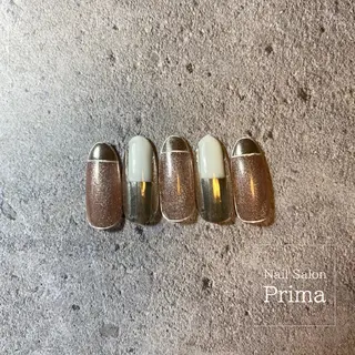 ミディアム ネイル SalonPrima 西院Nail&Eyeのネイルデザイン