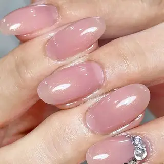 ネイル モチの良さ◉ フィルインネイル♡のネイルデザイン