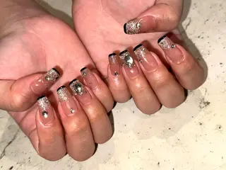 ネイル 韓国/ワンホン/長さ 出しつけ放題🎀のネイルデザイン