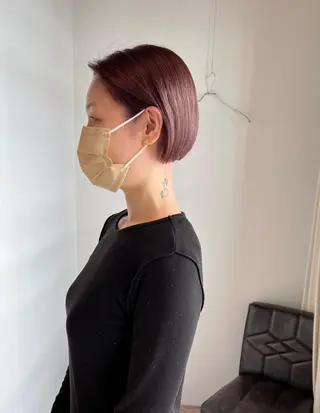 ショート カラー io濱川 遥のヘアスタイル