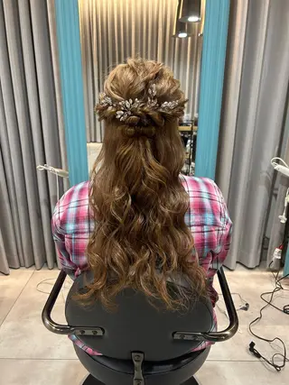 ロング ヘアアレンジ 艶髪/髪質改善 yukaのヘアスタイル