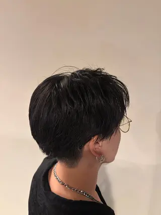 ショート メンズ 中村 仁哉のヘアスタイル