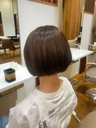 ミディアム カラー コバヤシ ユメのヘアスタイル
