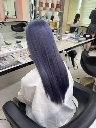 ロング カラー ヘアアレンジ 🥀レイヤー×ハイト ーントレンドヘア🥀のヘアスタイル