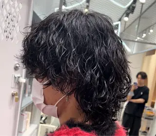 セミロング カラー パーマ ヘアアレンジ fifth 石川 凪のヘアスタイル