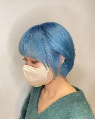 ショート カラー 高槻No.1🇰🇷 韓国ヘア 橋口陽太のヘアスタイル