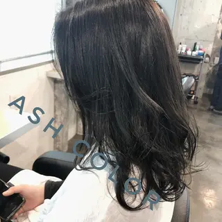 ミディアム カラー YU-KA ✂︎Rico.のヘアスタイル