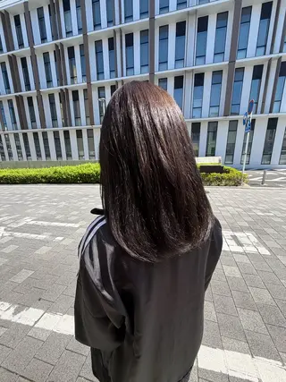 セミロング カラー 《艶髪カラースパ》 💕Natsukiのヘアスタイル