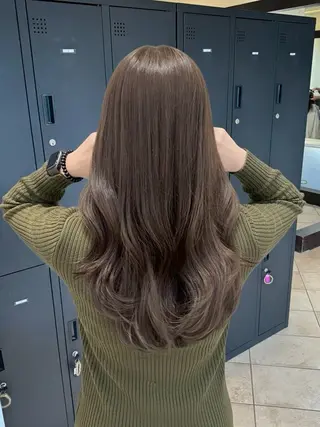ロング 淵野辺カラーモデル 募集🌼畔上のヘアスタイル