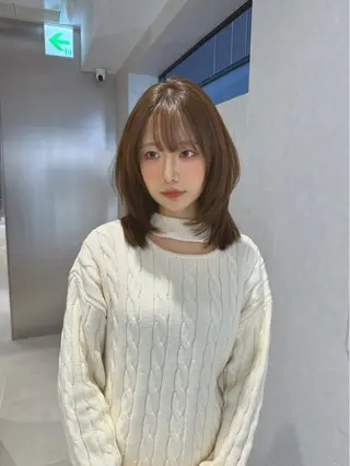 ミディアム カラー 矢野 晃平のヘアスタイル
