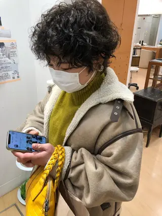 ショート パーマ Gardenhair 小笠原 篤矢のヘアスタイル