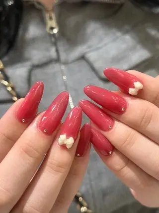 ネイル なぽ ❤︎長さだし / 韓国nailのネイルデザイン