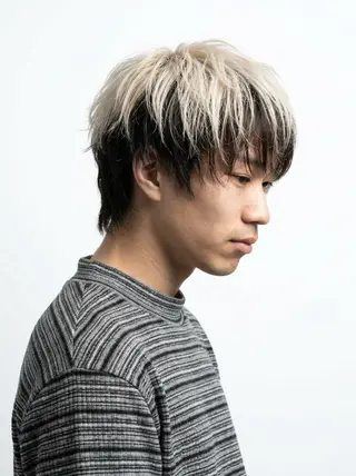 カラー メンズ 心斎橋メンズサロン リベルテグリットのヘアスタイル