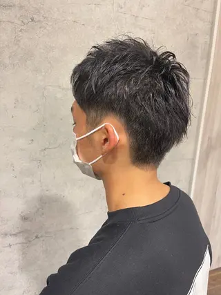 ショート メンズ 唐澤 千尋のヘアスタイル