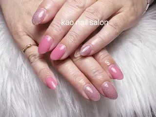 ネイル kao nail マグネット/長さだしのネイルデザイン