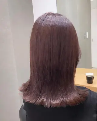 セミロング カラー kana .のヘアスタイル
