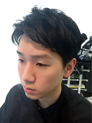 パーマ メンズ メンズ特化フェード パーマ小林裕史のヘアスタイル