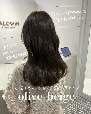 ロング カラー SALOWIN栄 三丁目 木戸里実のヘアスタイル