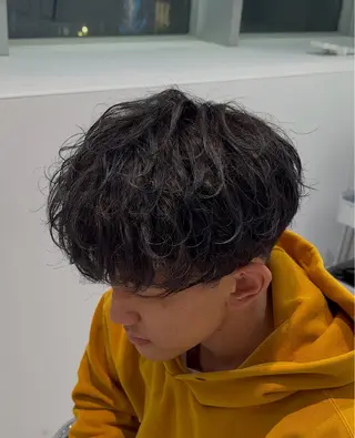 メンズ メンズデザインパーマ /児島颯斗のヘアスタイル