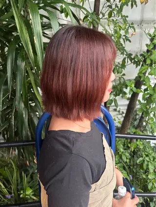 カラー はっとり ななせのヘアスタイル